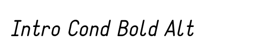 Intro Bold