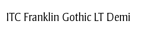 ITCFranklinGothic LT Book