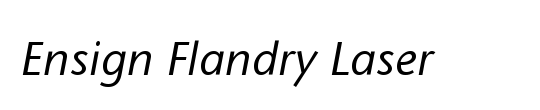 Ensign Flandry Laser Italic