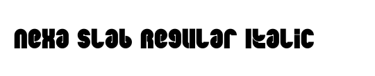 Nexa-Regular-Italic