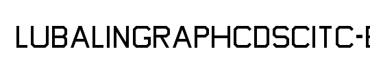 ITC Lubalin Graph Std