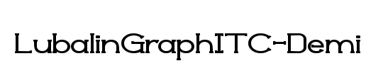 ITC Lubalin Graph