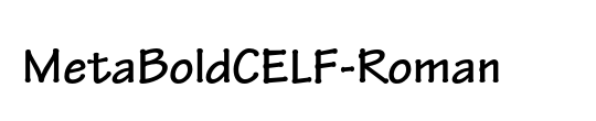 MetaBoldCELF