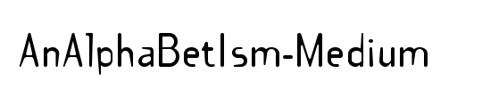 AnAlphaBetIsm-Medium