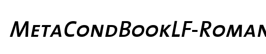 MetaCondBookLF