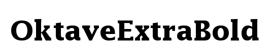 OktaveExtraBold