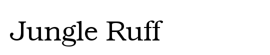 AEZ ruff, ruff