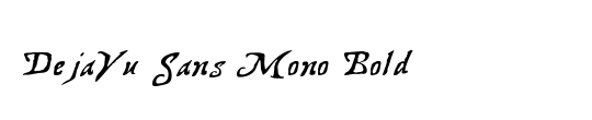 Nu Sans Mono Demo