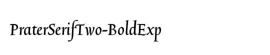 PraterSerifTwo-BoldExp