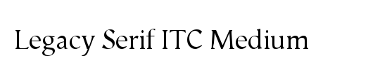 ITC Legacy Serif Std