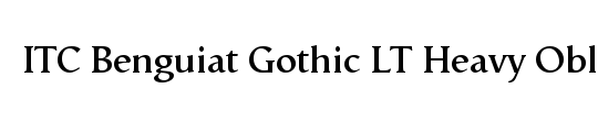 ITC Serif Gothic