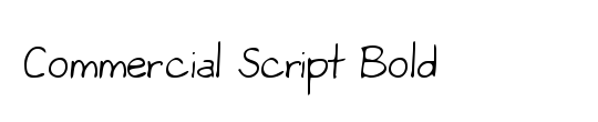 Commercial Script LET