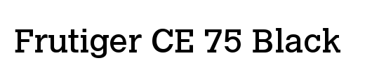 Frutiger LT 95 UltraBlack