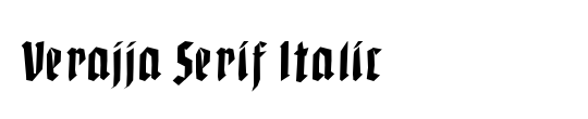 ENYO Serif Regular Italic