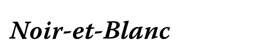 Val Blanc Bold