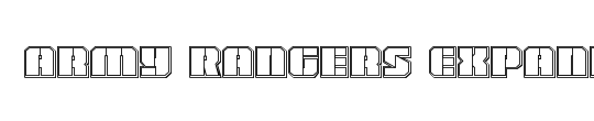 Army Rangers Chrome Italic