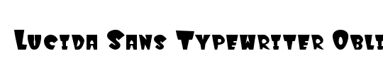 Lucida Sans Typewriter Std