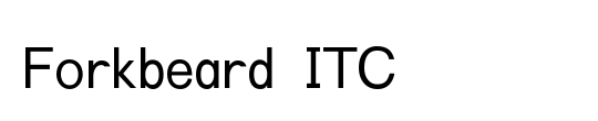 Forkbeard Condensed ITC