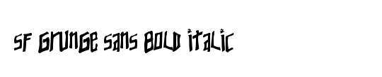 almanac italic grunge
