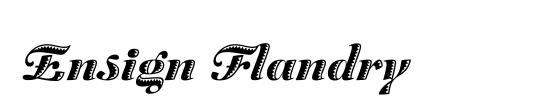 Ensign Flandry Laser Italic