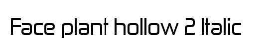 Gobold Hollow Italic