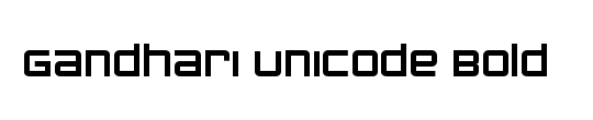 PFCatalog Bold Unicode