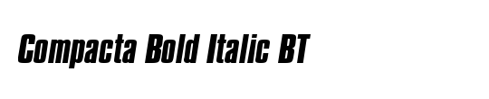 Compacta Italic