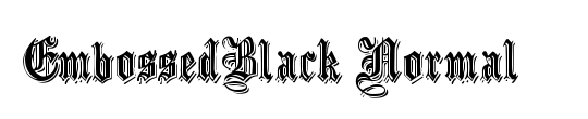 EmbossedBlack