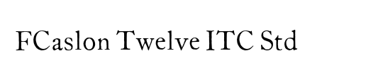 font twelve