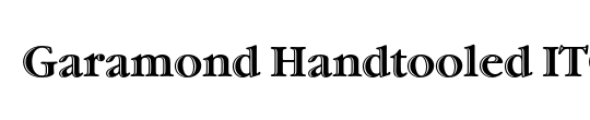 Garamond Handtooled ITC