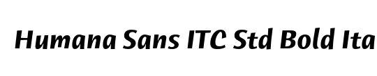 Humana Script ITC TT