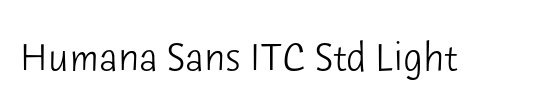 Humana Script ITC TT