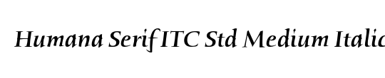 Humana Serif ITC TT