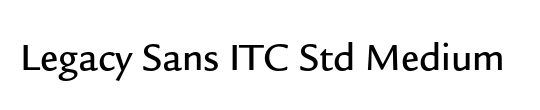 ITC Legacy Sans Std