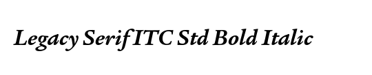 Legacy Serif Md ITC TT