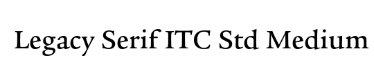 Legacy Serif Md ITC TT