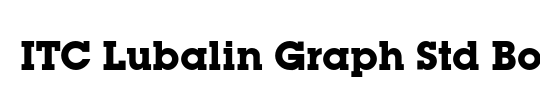 ITC Lubalin Graph Std