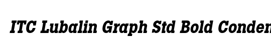 ITC Lubalin Graph Std