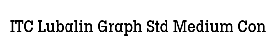 ITC Lubalin Graph Std