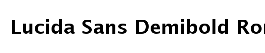 Lucida Sans Std