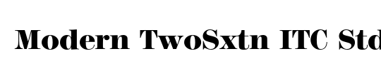 Modern TwoSxtn ITC Std