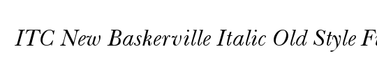 ITC New Baskerville