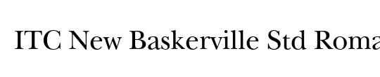 ITC New Baskerville Std