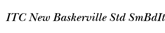 Baskerville MT Std