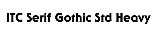 ITC Serif Gothic