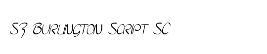 SF Burlington Script