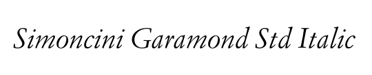 SimonciniGaramond LT