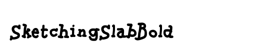SketchingSlabBold