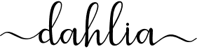 Dahlia Script