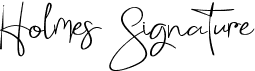 Holmes Signature